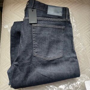 NWT Bonobos Selvage Stretch Straight Leg Jeans in Dark Wash 34x34
